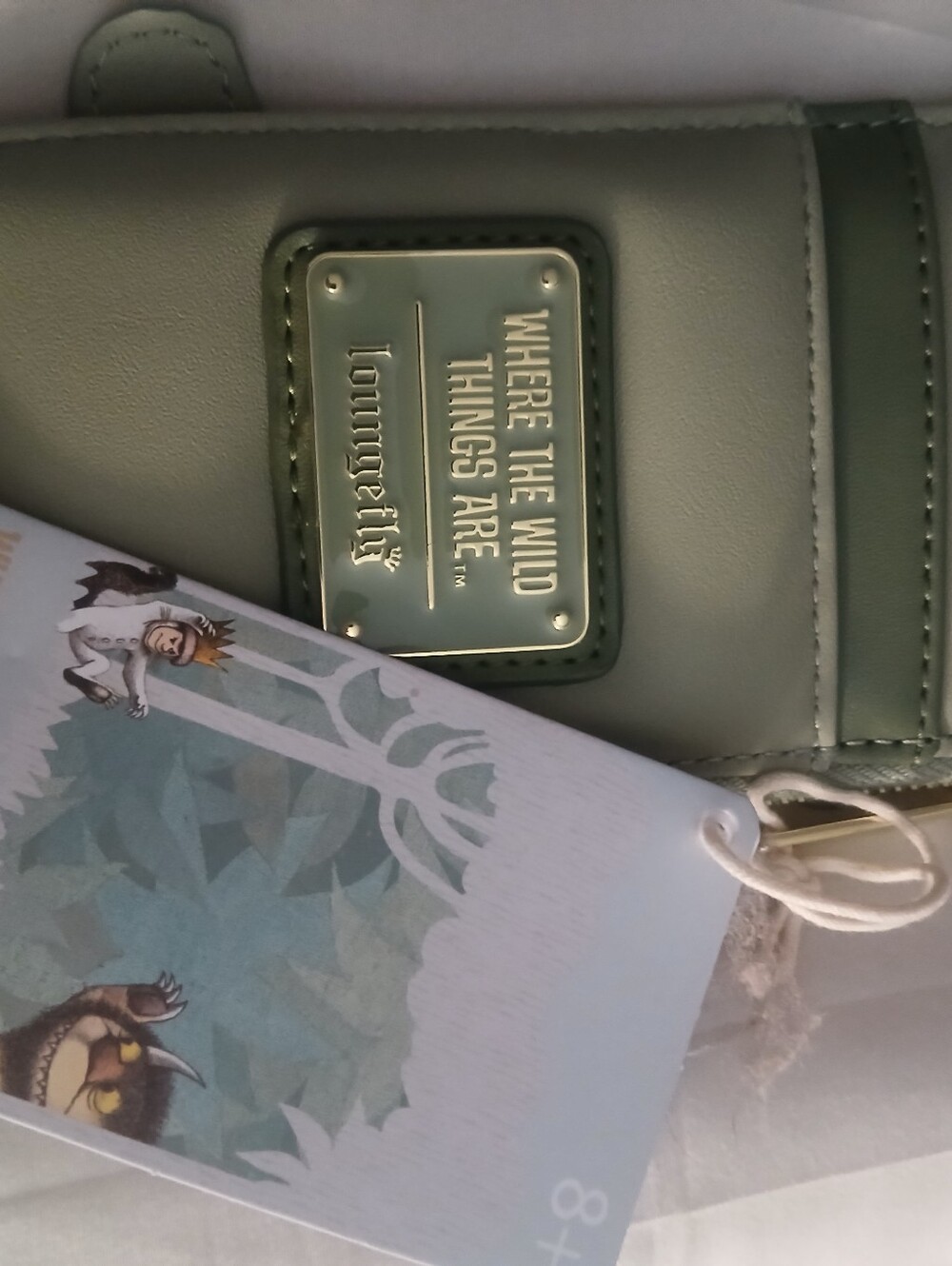 WHERE THE WILD THINGS ARE LOUNGEFLY HARD TAG CARDHOLDER WALLET - Picture 2 of 2